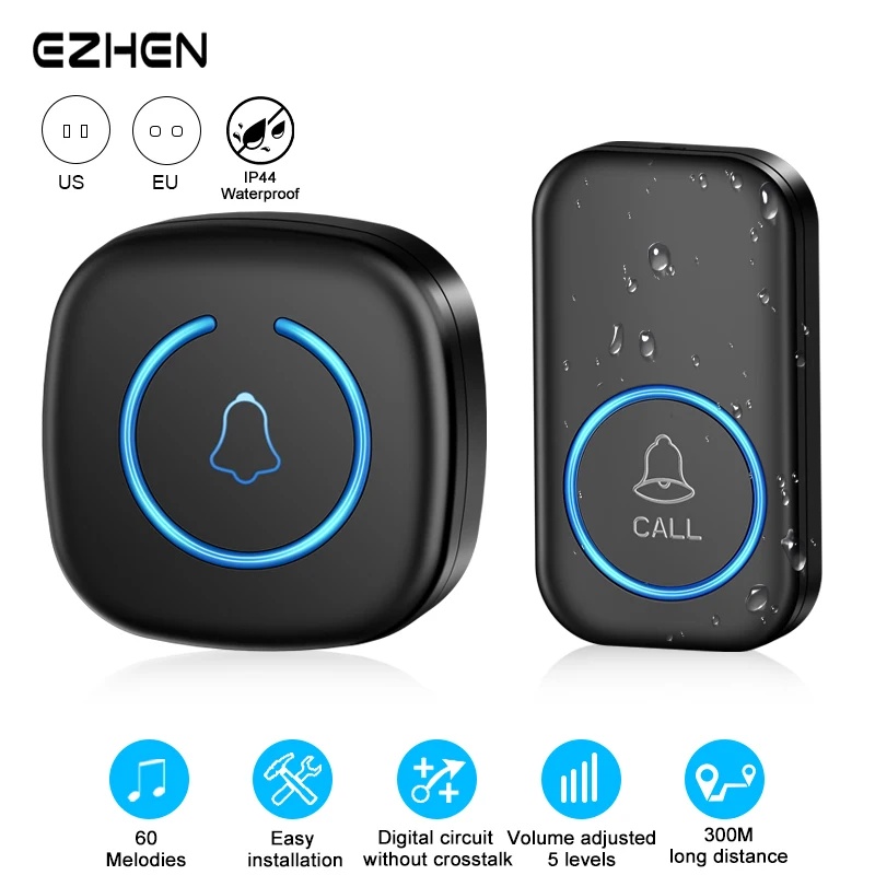 Home Security Bell - Wireless Doorbell Intelligent Welcome Door Bell