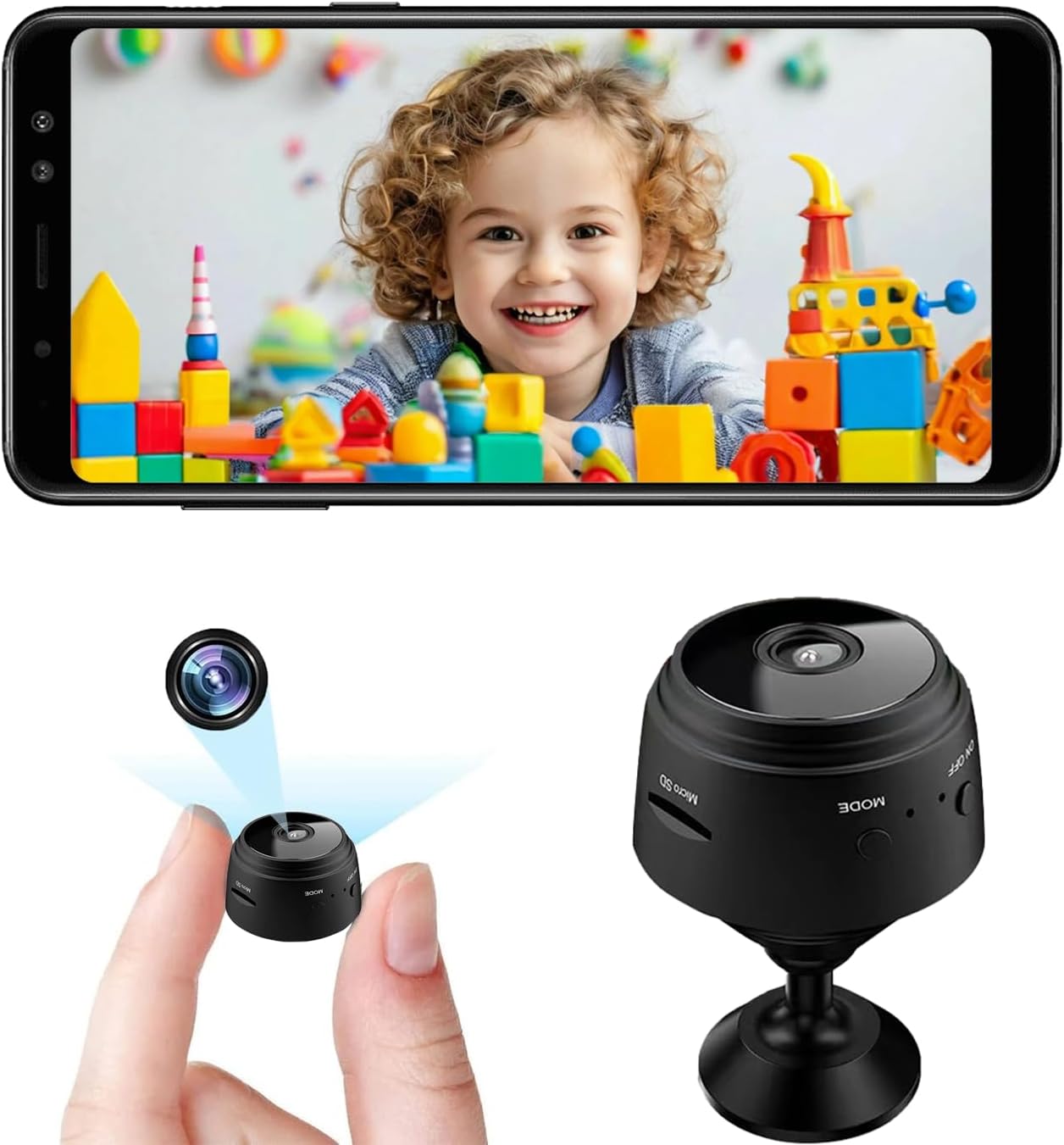 Home Security Monitoring Service - Mini Security Camera,1080P HD WiFi Home