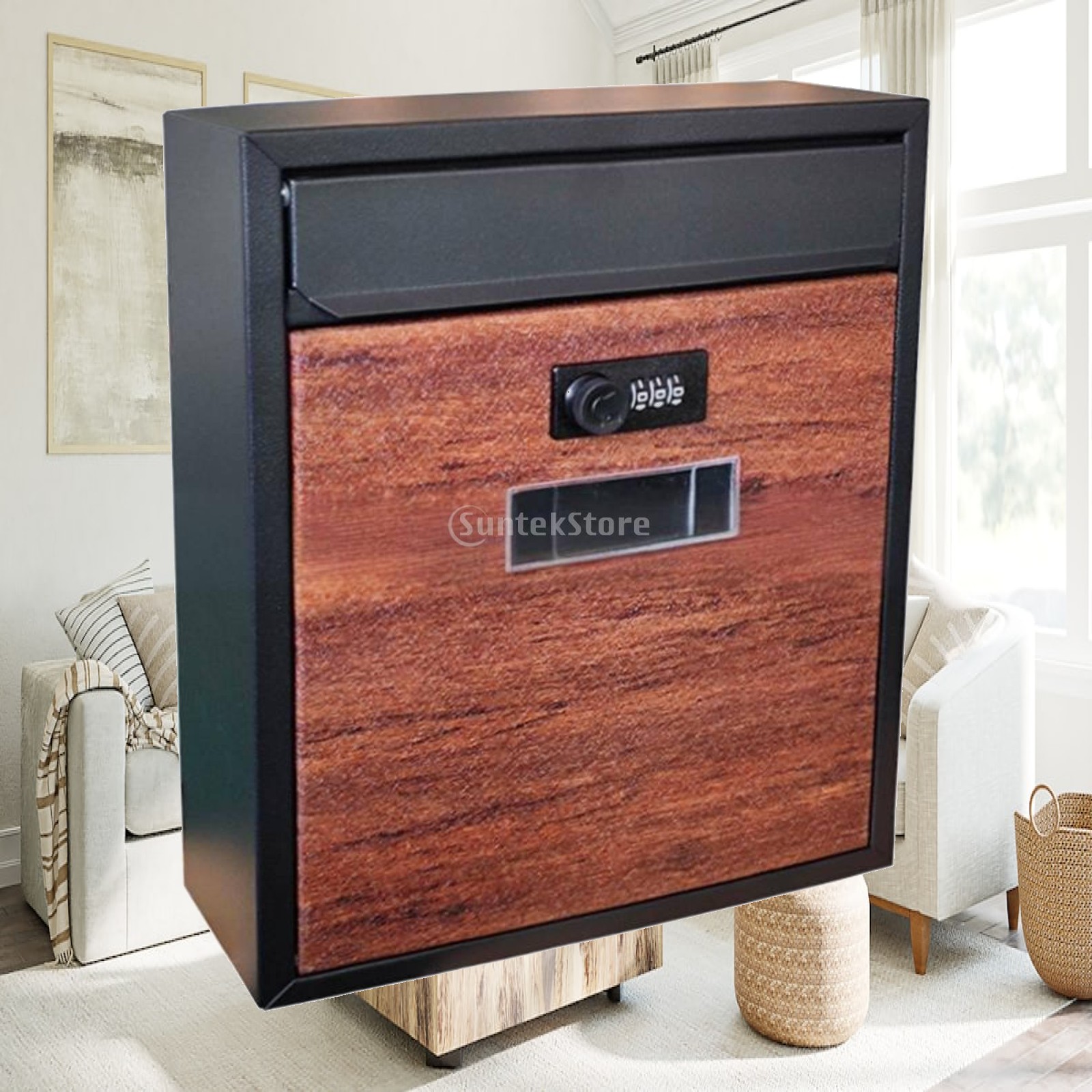 Home Security Letters - Iron Letter Box with Combination Lock