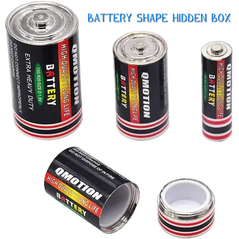 Home Security Safe - Portable Dry Cell Battery Hidden Storage