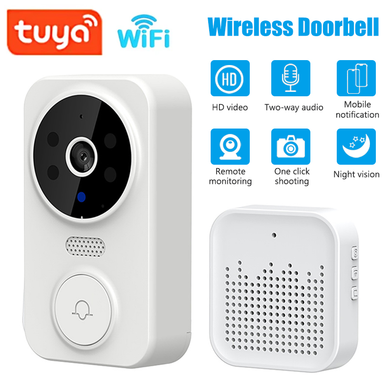 Home Security Monitoring Service - WiFi Smart Video Doorbell Camera Night