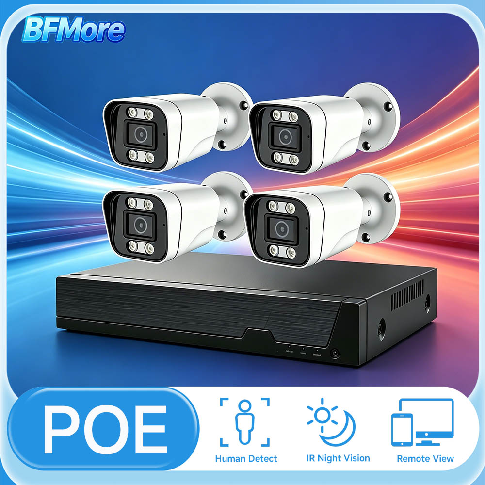 Home Security Video Systems - BFMore 8MP 4K Ai Human Detection