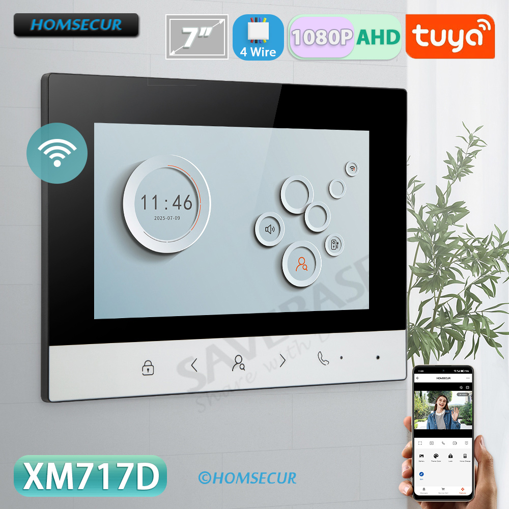 Home Security With Monitoring - Tuya Smart WIFI Indoor Monitor 7