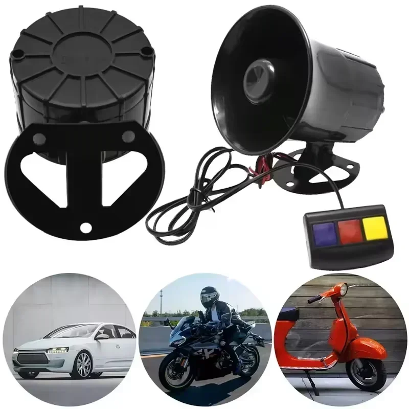 Home Security Police - 12V 3 Tone Sound Loud Car
