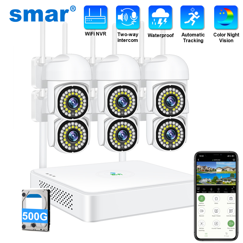 Home Security Monitoring Service - Smar 3MP Wireless CCTV Security Camera