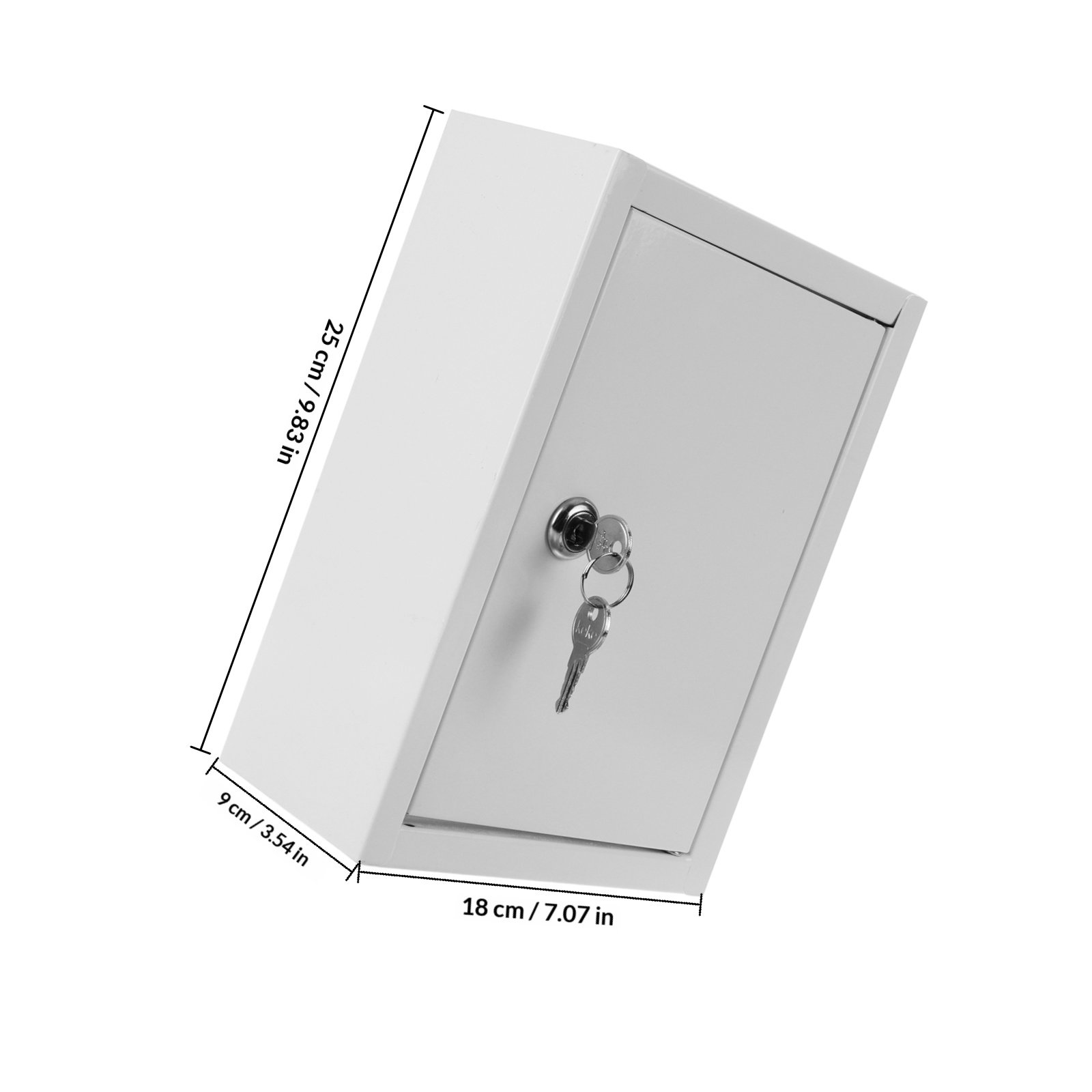 Wall Mounted Milk Box Iron Wal - đánh giá và giá Home Security Letters