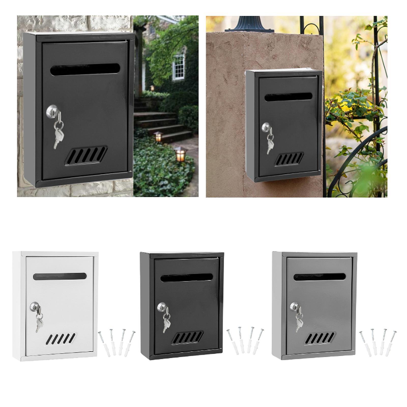 Wall Mounted Mailbox Locking M - đánh giá và giá Home Security Letters