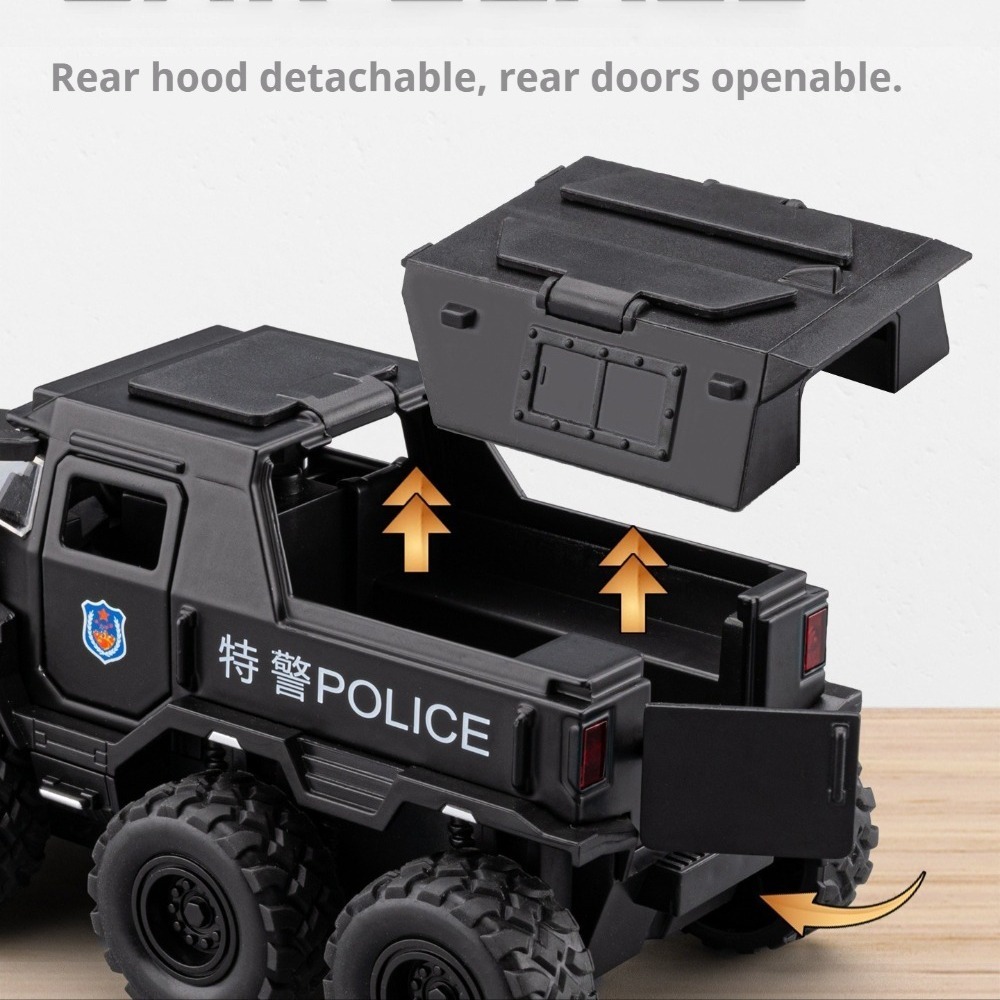 1:32 Conqueror SWAT Police Car - đánh giá và giá Home Security Police