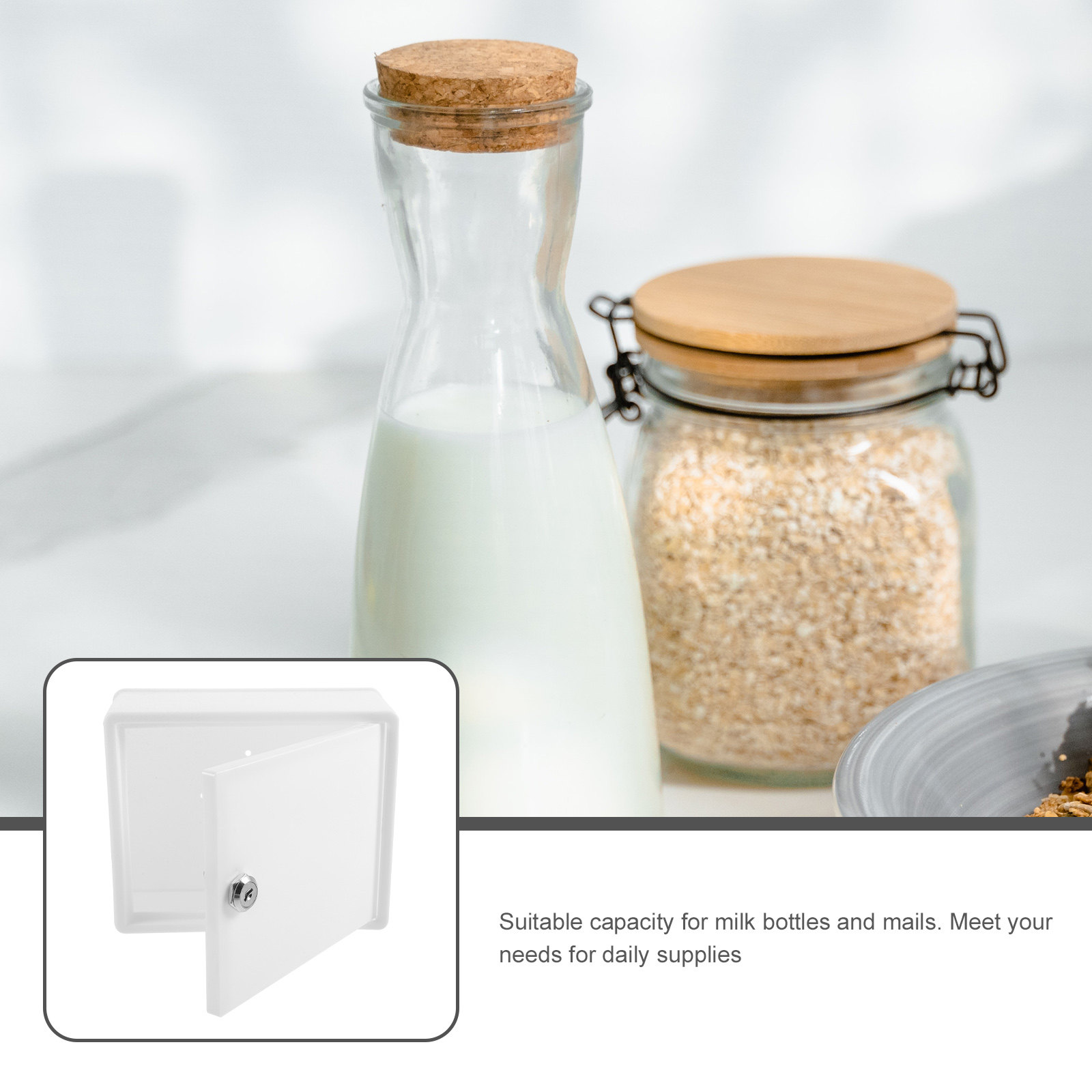 Plastic Milk Box Wall Mounted  - đánh giá và giá Home Security Letters