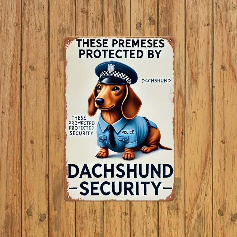 2D Flat Vintage Dachshund Secu - đánh giá và giá Home Security Police