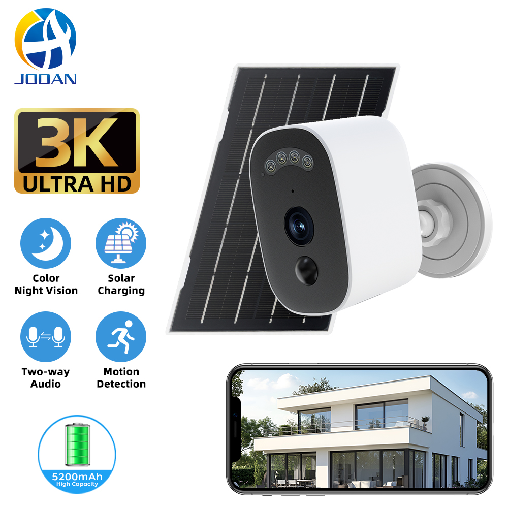 Jooan 3K HD Solar Security Cam - đánh giá và giá Home Security Monitoring Service