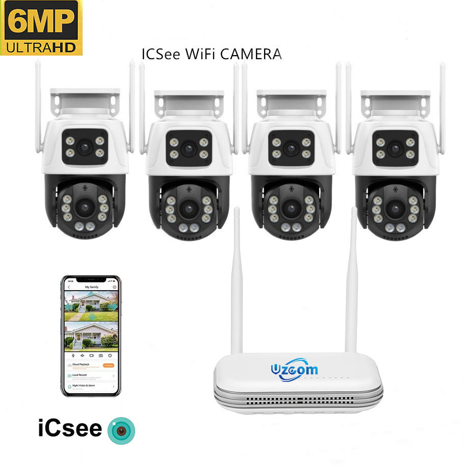 8CH 6MP Outdoor IP Camera Wifi - đánh giá và giá Home Security Video Systems