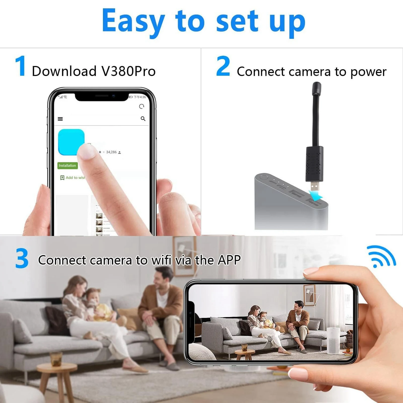 USB WiFi Security Camera 1080P - đánh giá và giá Home Security Monitoring Service