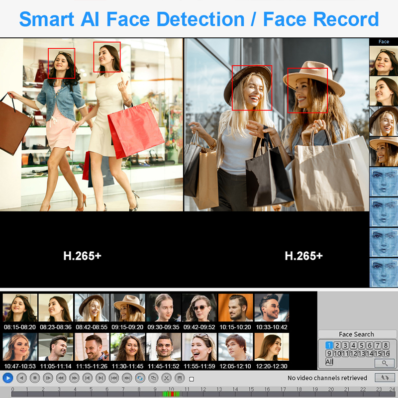 Mini 4CH 8CH 1080N Đầu Ghi Hìn - đánh giá và giá Home Security Video Systems