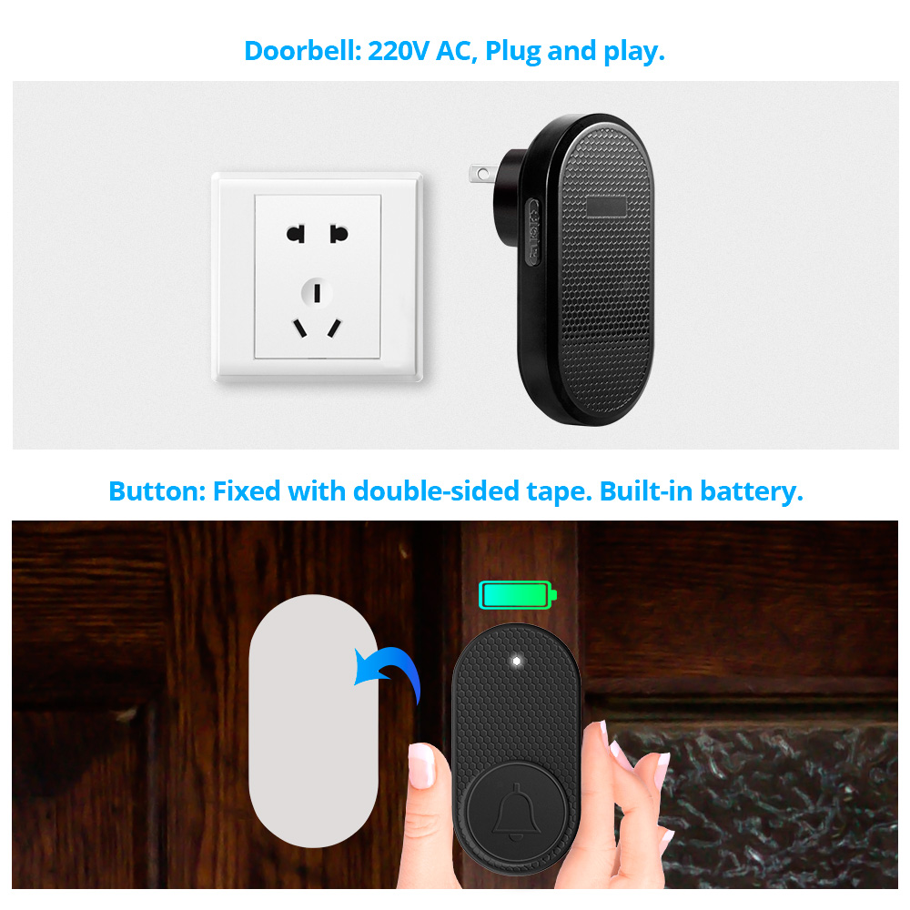 M558 Wireless Smart Doorbell W - đánh giá và giá Home Security Bell