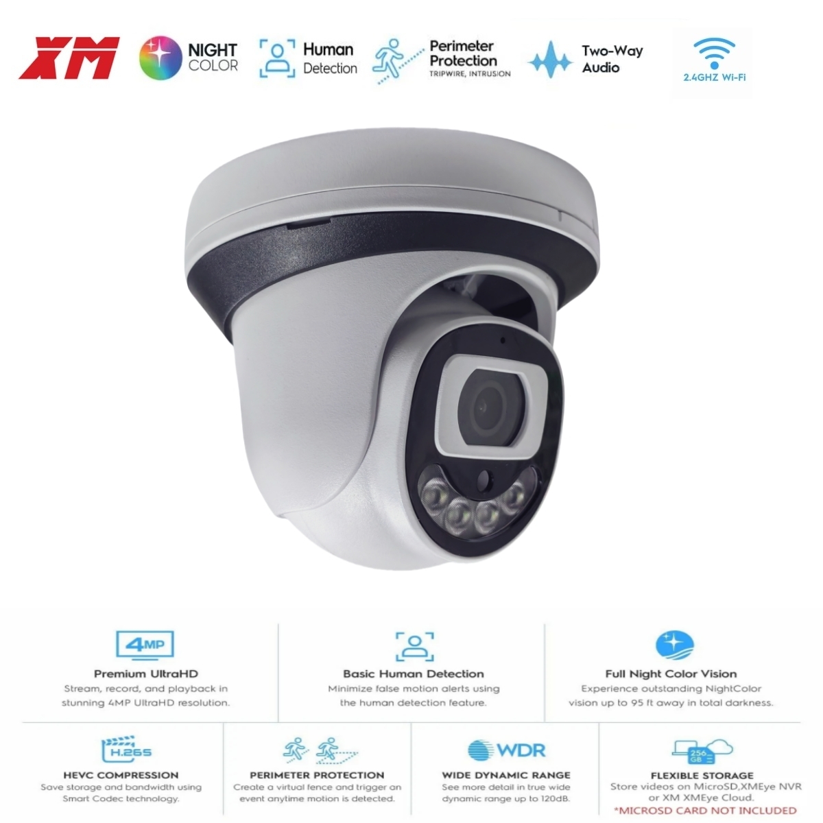4MP WiFi Security Camera Indoo - đánh giá và giá Home Security Video Systems