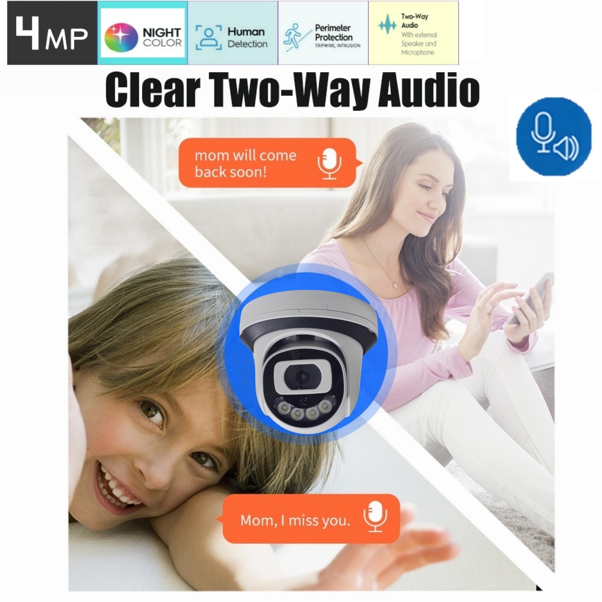 4MP WiFi Security Camera Indoo - đánh giá và giá Home Security Video Systems