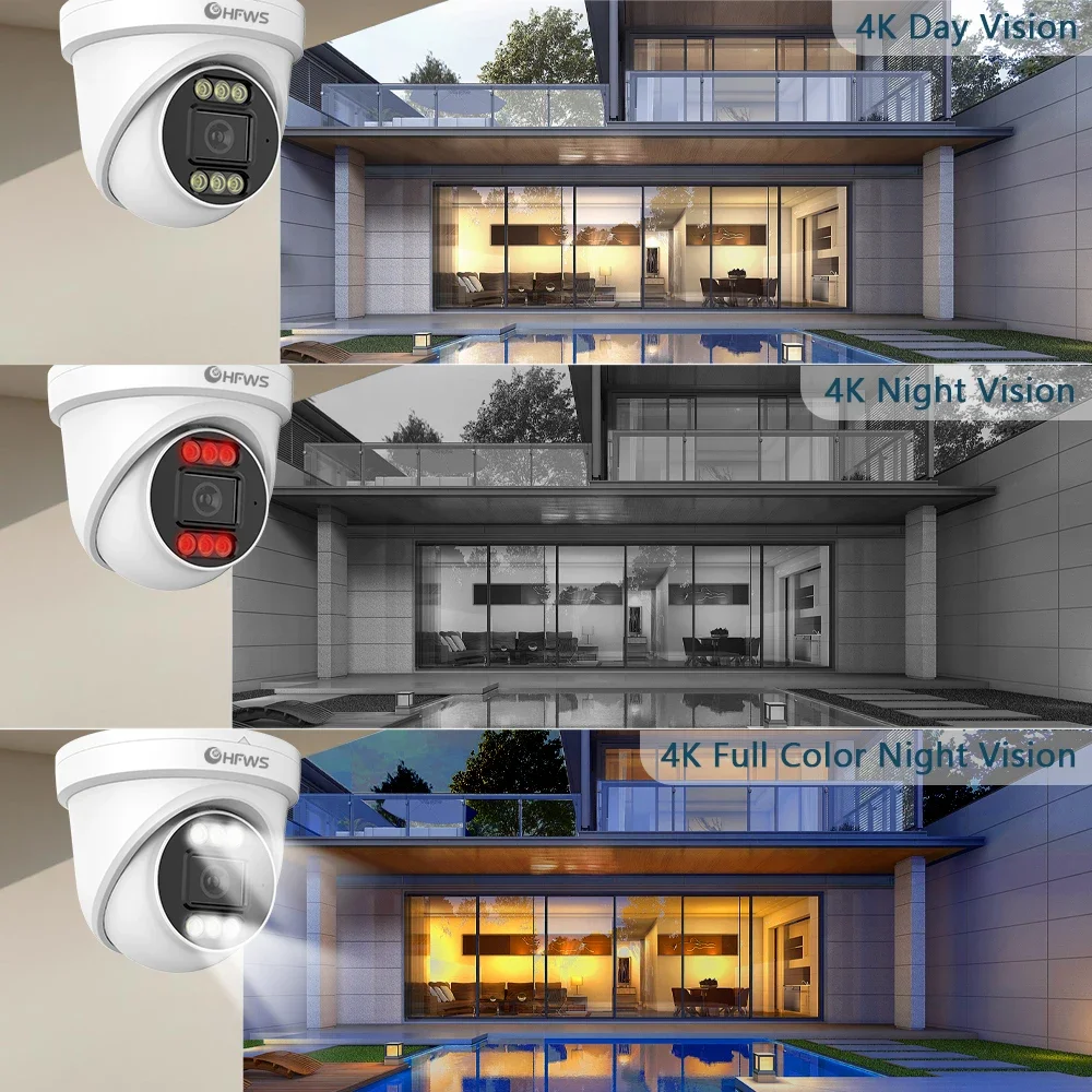 OEM 8MP 4K 25FPS PoE IP Camera - đánh giá và giá Home Security And Camera System