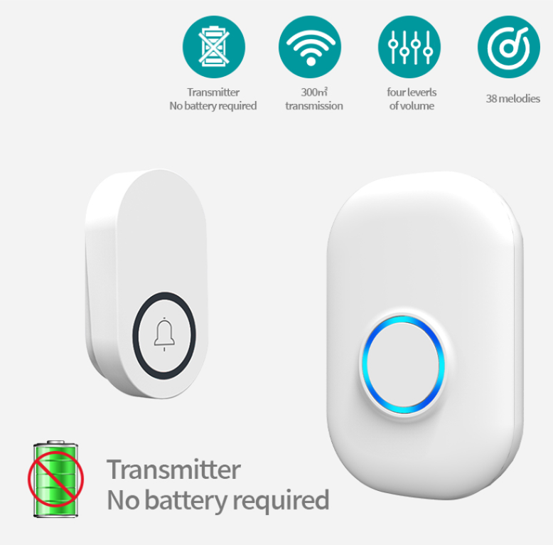 58Ringtone Self-Power Wireless - đánh giá và giá Home Security Bell