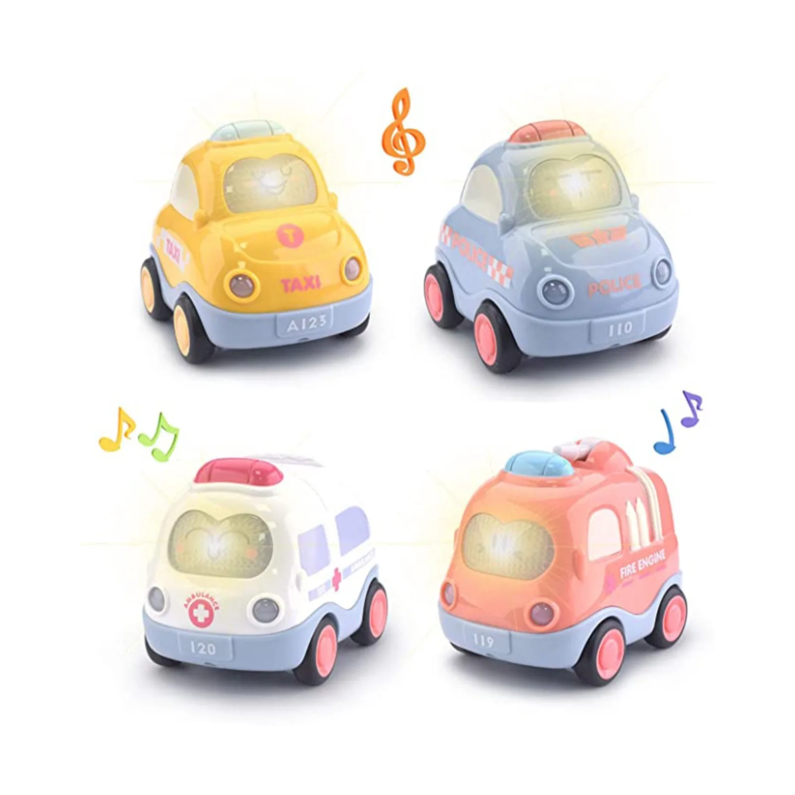 Pull Back Vehicle Toy Toddlers - đánh giá và giá Home Security Police