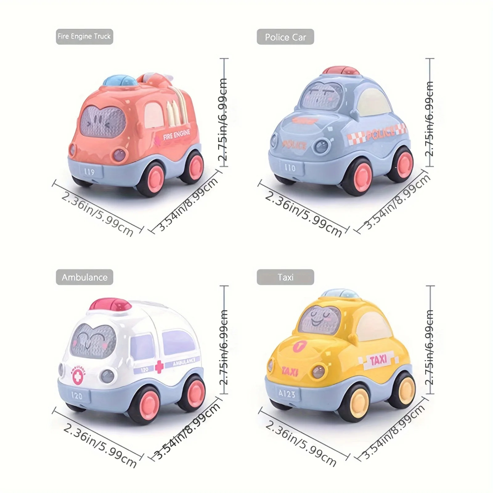 Pull Back Vehicle Toy Toddlers - đánh giá và giá Home Security Police