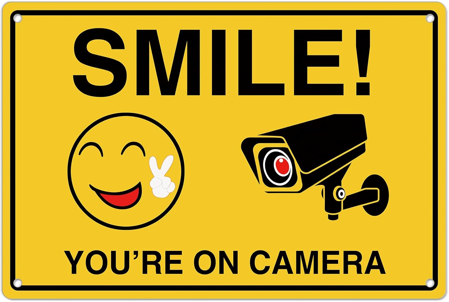 Smile Youre On Camera Signs ;  - đánh giá và giá Home Security With Monitoring