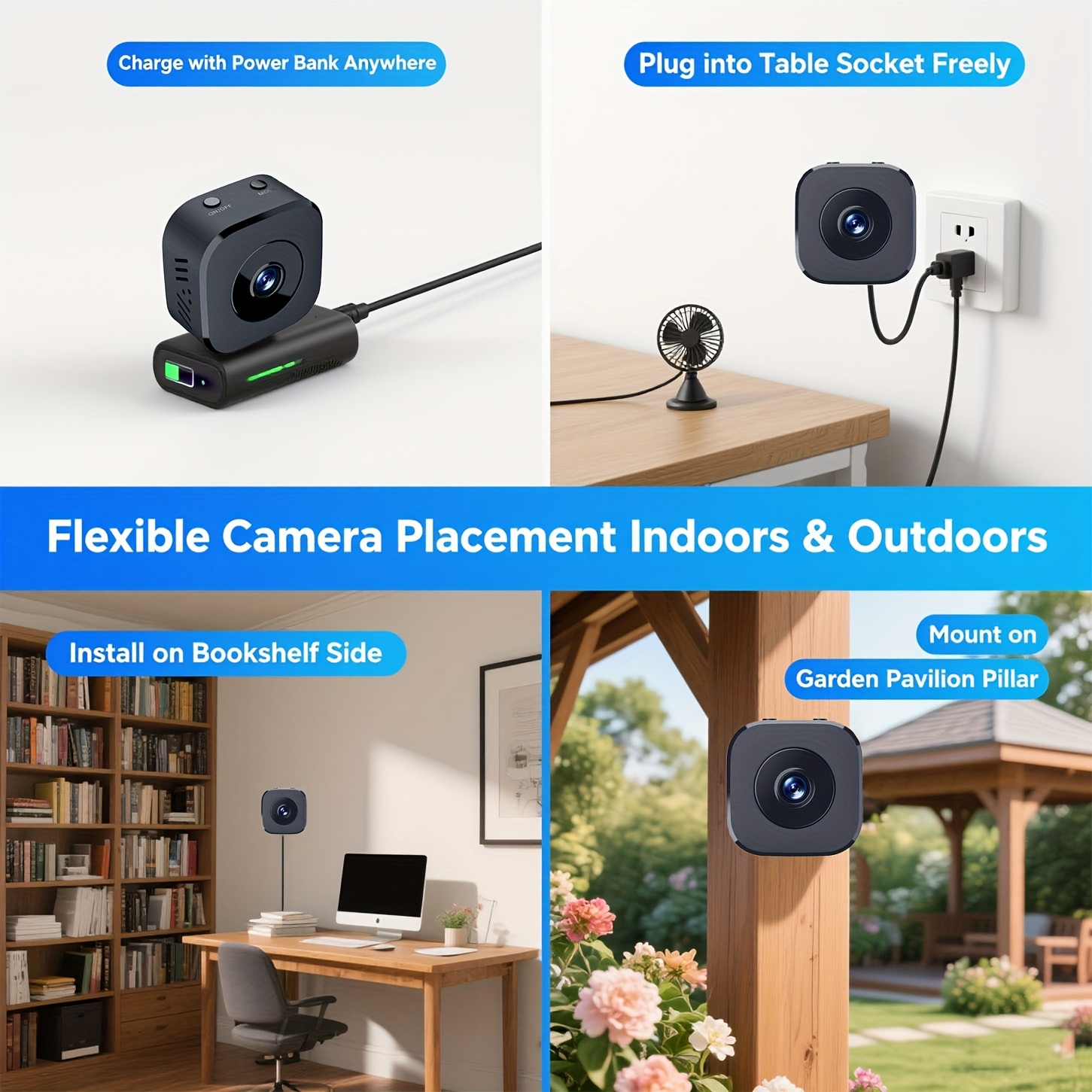 1080P HD Mini WiFi Camera Indo - đánh giá và giá Home Security With Monitoring