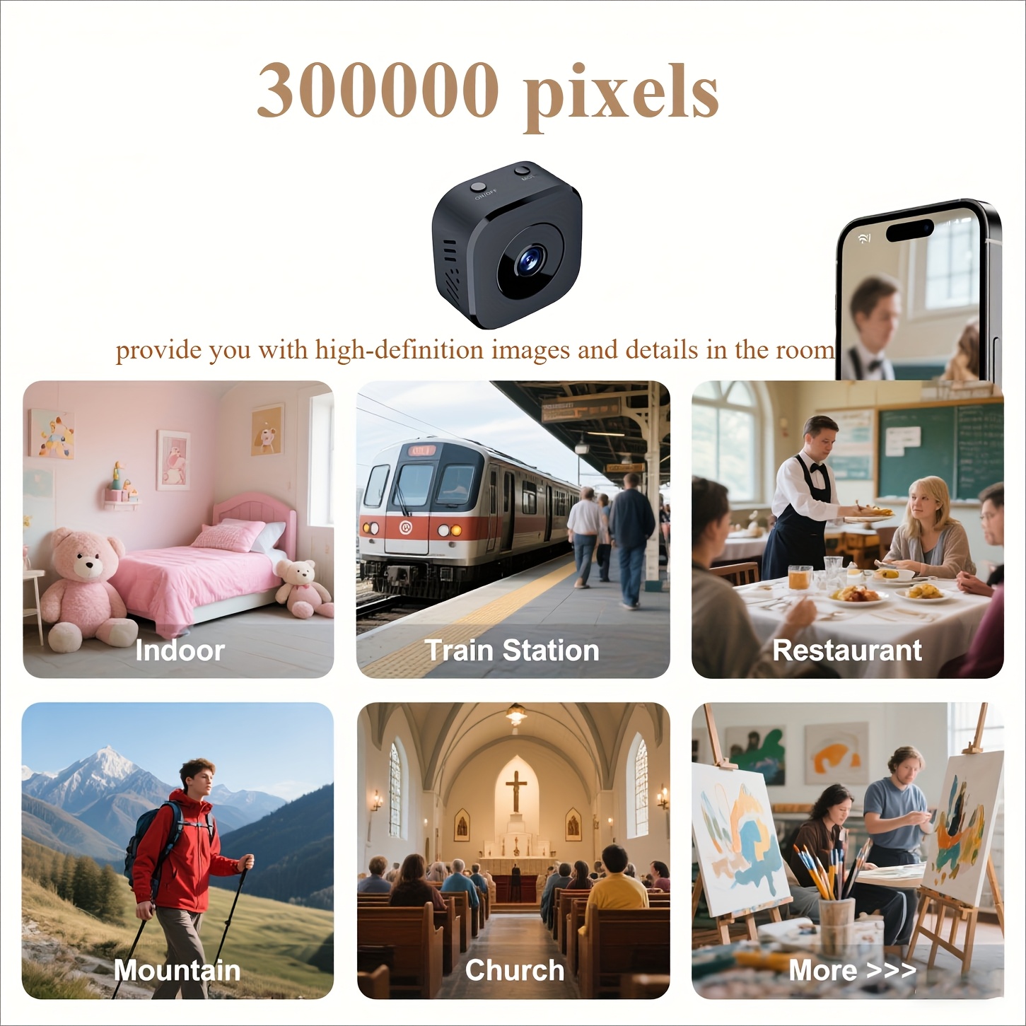 1080P HD Mini WiFi Camera Indo - đánh giá và giá Home Security With Monitoring
