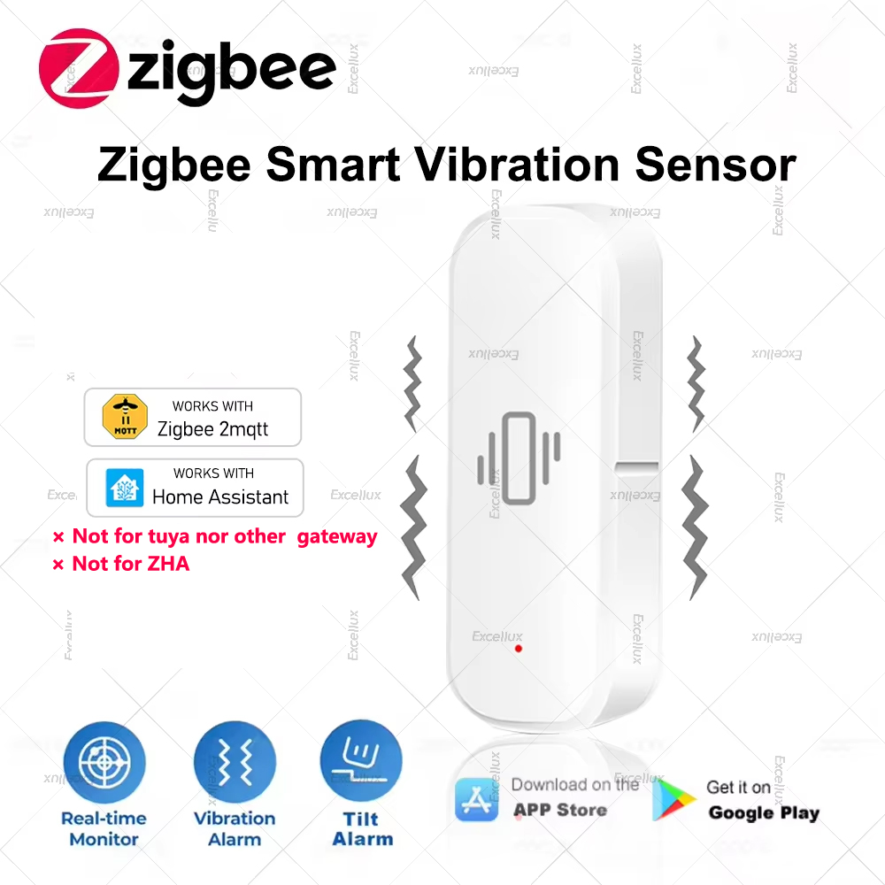 Zigbee Smart Vibration Sensor  - đánh giá và giá Home Security With Monitoring
