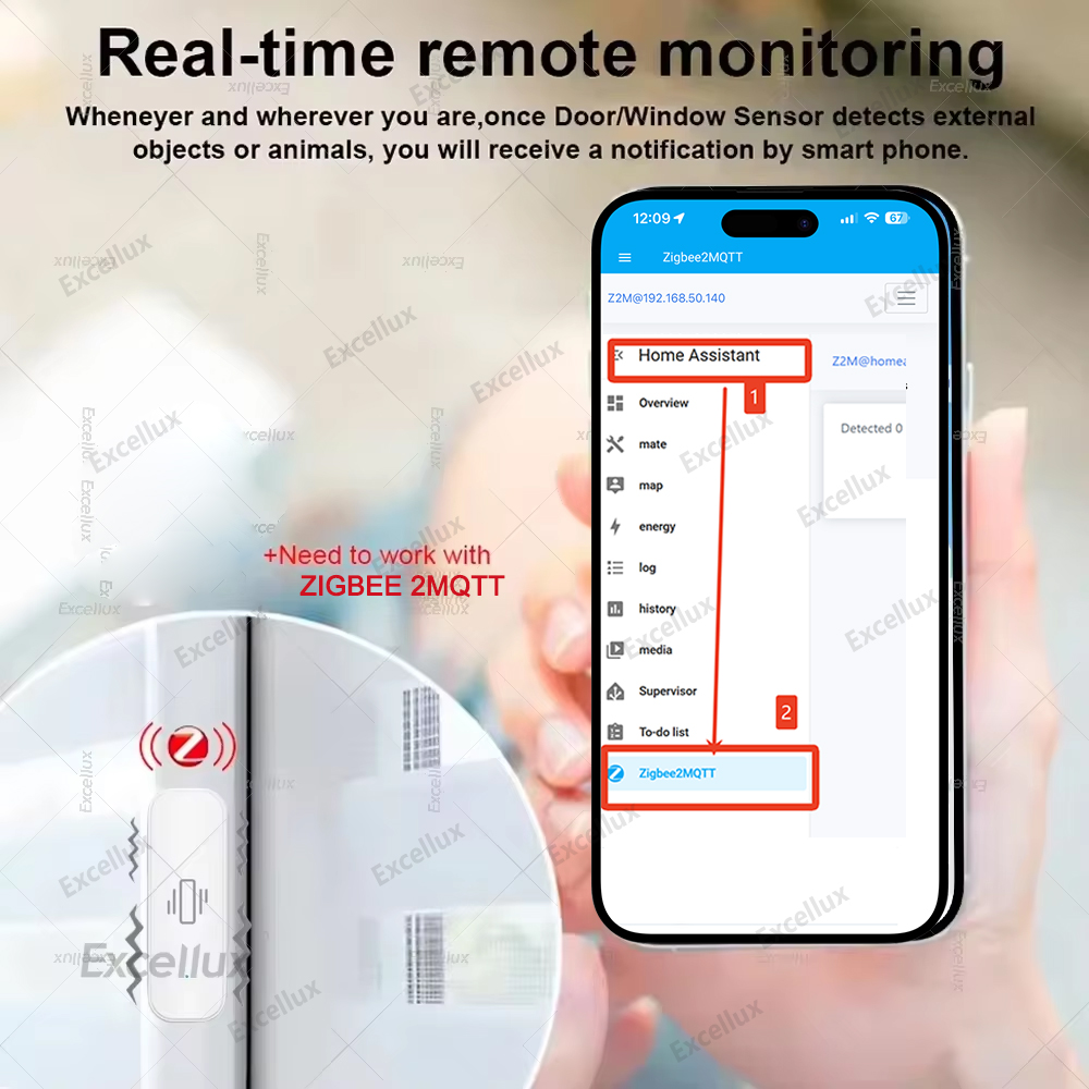Zigbee Smart Vibration Sensor  - đánh giá và giá Home Security With Monitoring