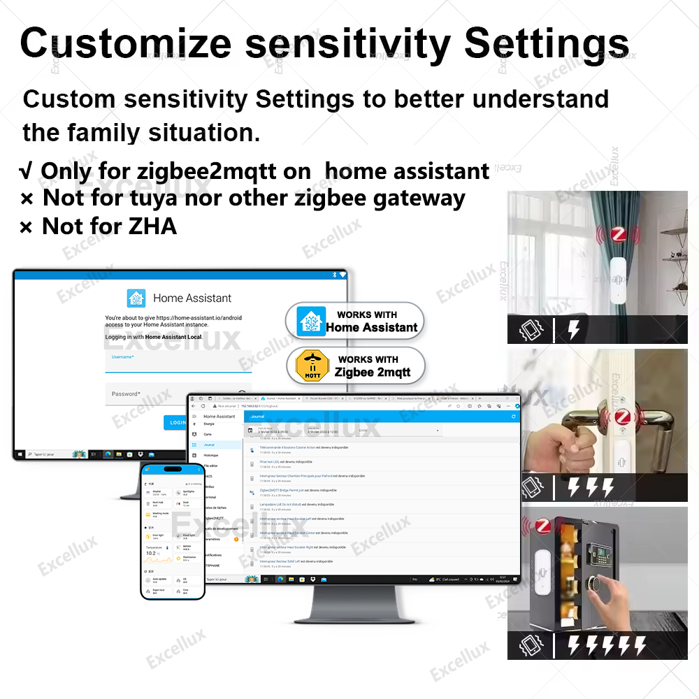 Zigbee Smart Vibration Sensor  - đánh giá và giá Home Security With Monitoring