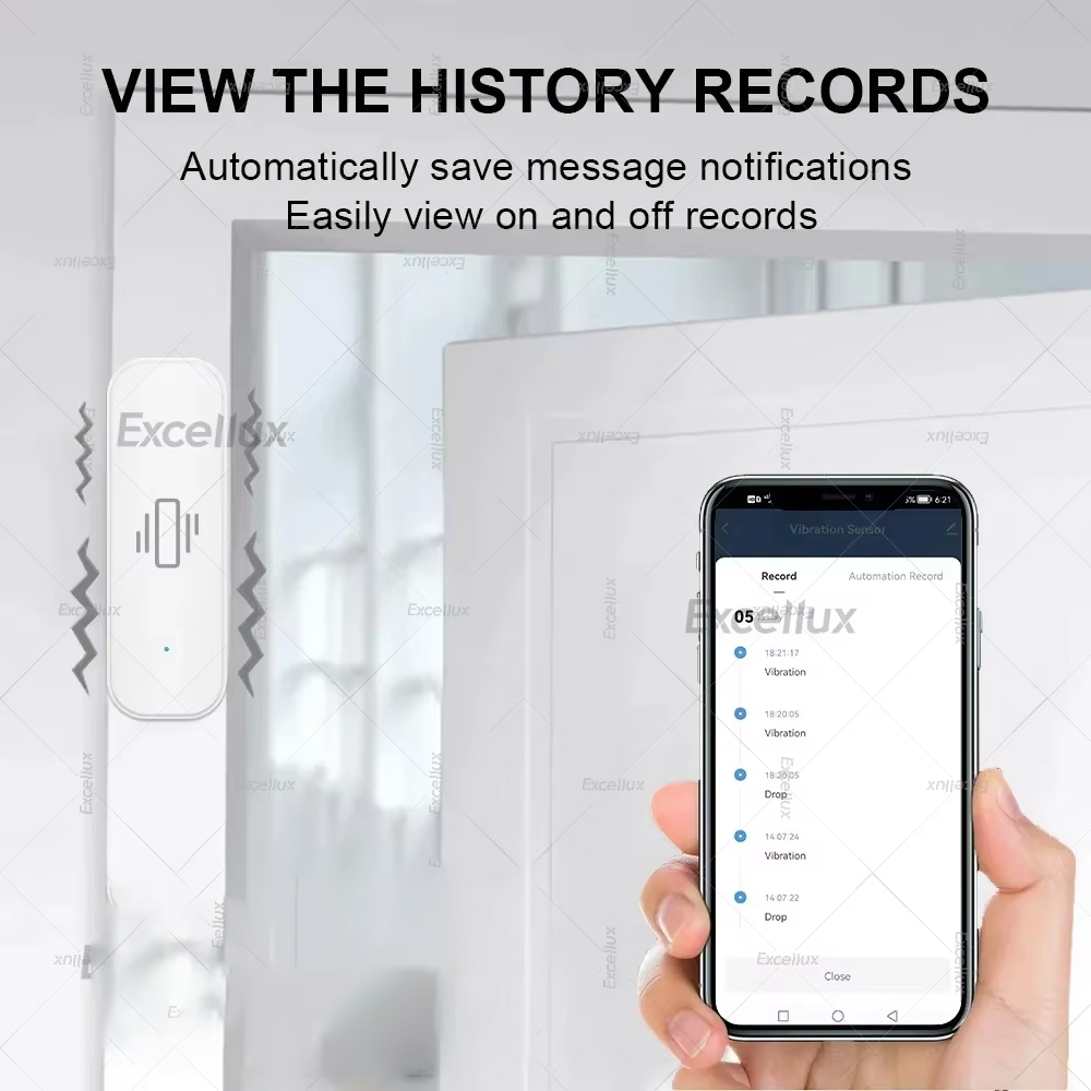 Zigbee Smart Vibration Sensor  - đánh giá và giá Home Security With Monitoring