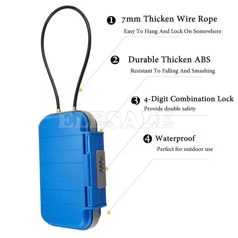 Creative Portable 4-digit Comb - đánh giá và giá Home Security Safe