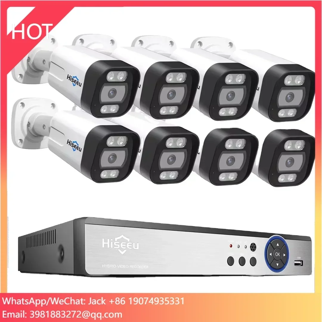 Hiseeu 4K 8channel 8mp Outdoor - đánh giá và giá Home Security And Camera System