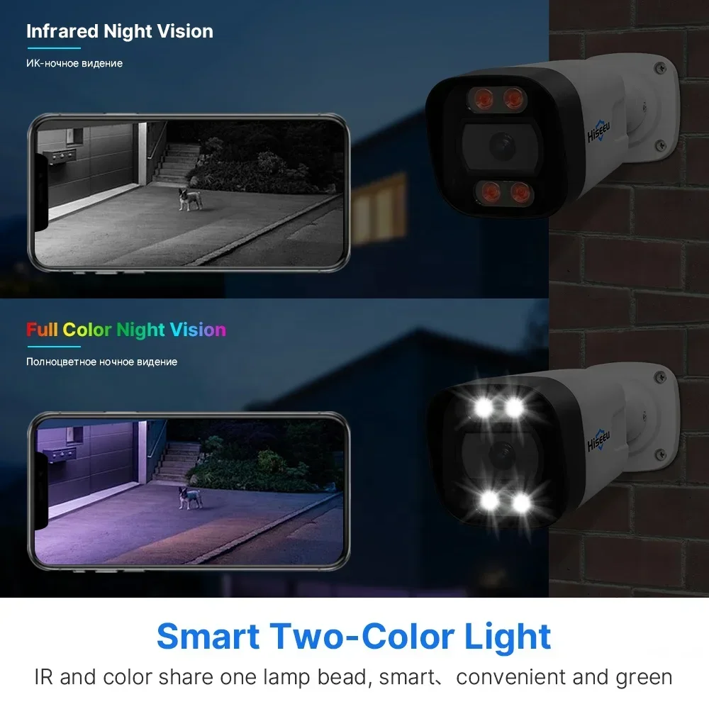 Hiseeu 4K 8channel 8mp Outdoor - đánh giá và giá Home Security And Camera System