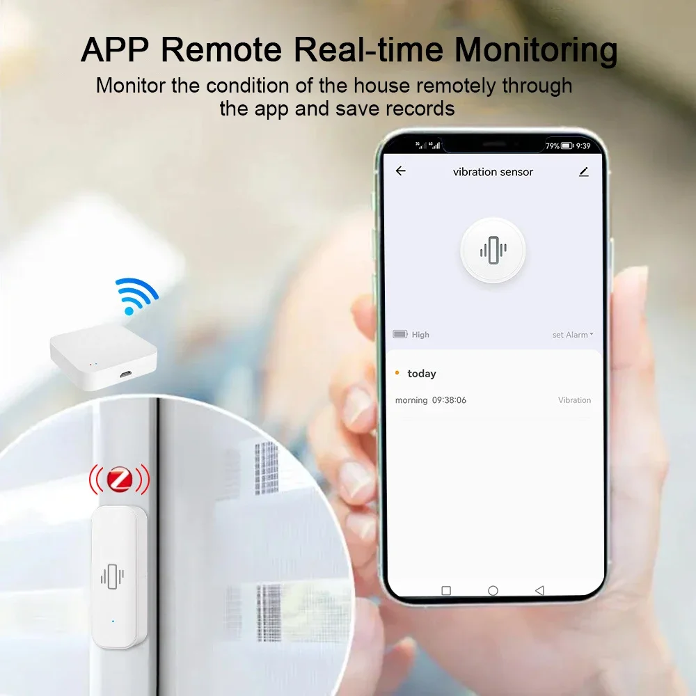 Tuya WiFi/Zigbee Smart Vibrati - đánh giá và giá Home Security With Monitoring