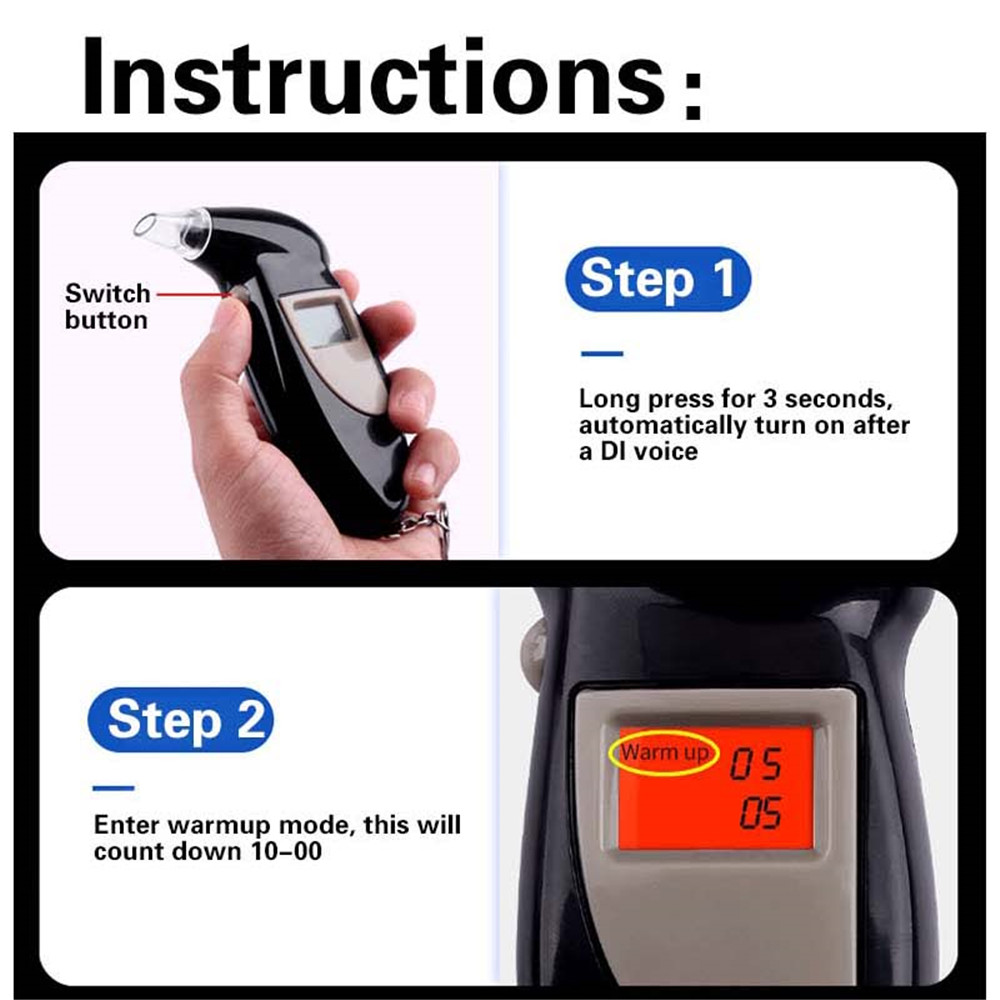 Portable Alcohol Tester Digita - đánh giá và giá Home Security Police
