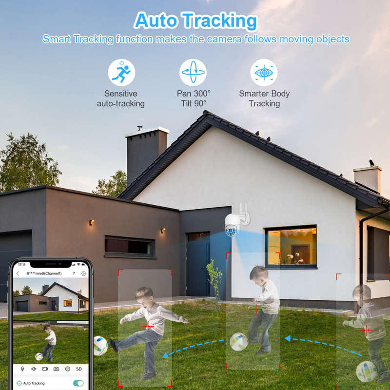 Smar 3MP Wireless CCTV Securit - đánh giá và giá Home Security Monitoring Service