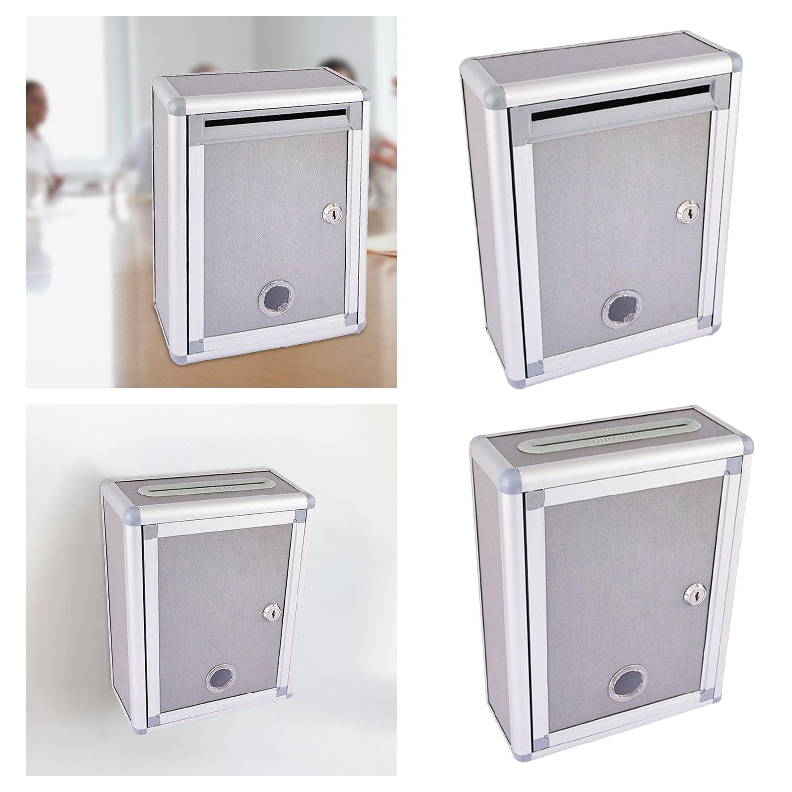 Wall Mail Box with Lock Metal  - đánh giá và giá Home Security Letters