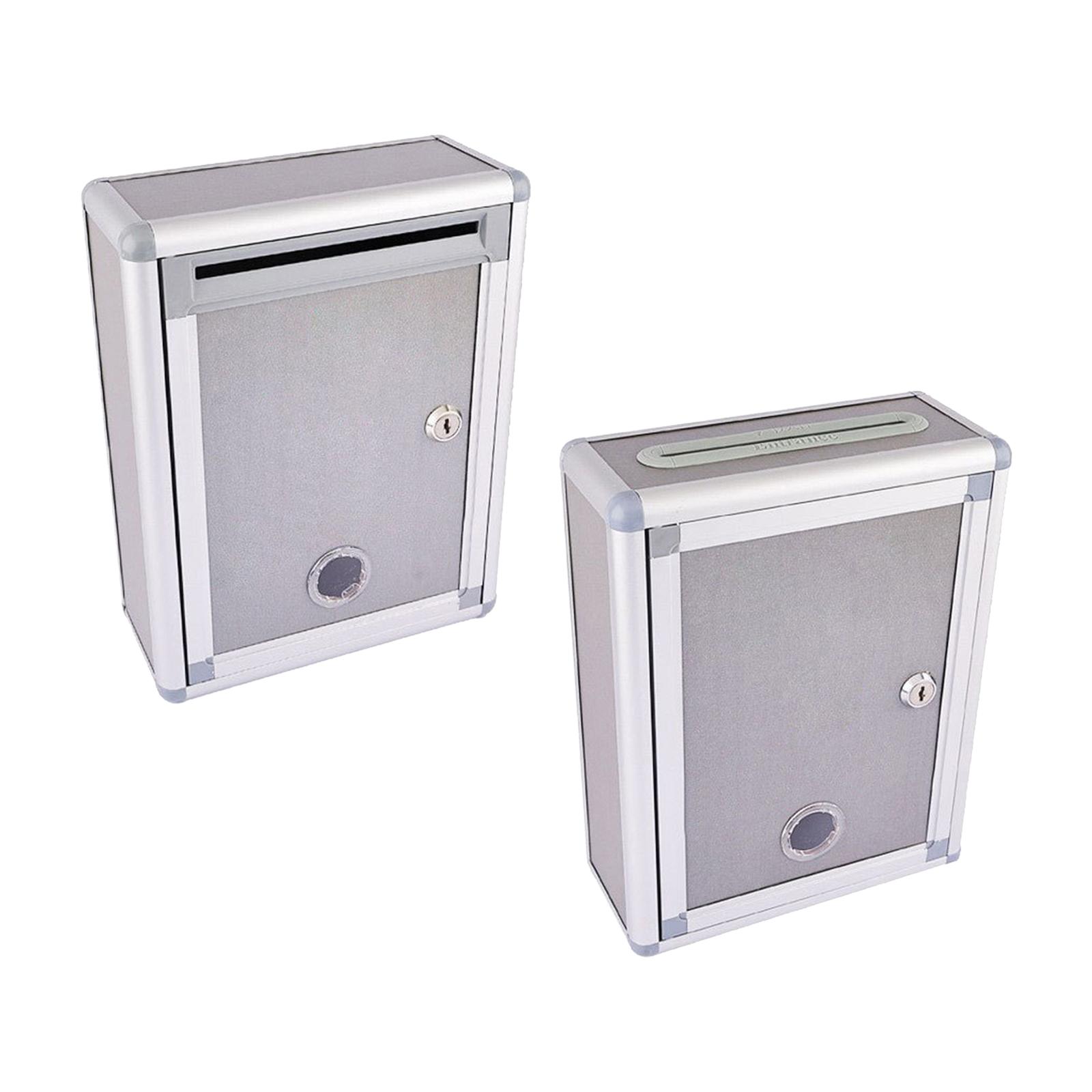 Wall Mail Box with Lock Metal  - đánh giá và giá Home Security Letters